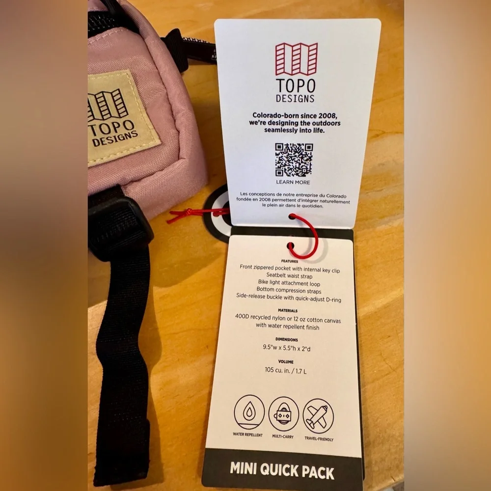 Topo Designs Pink Travel Bag - Picture 9 of 9